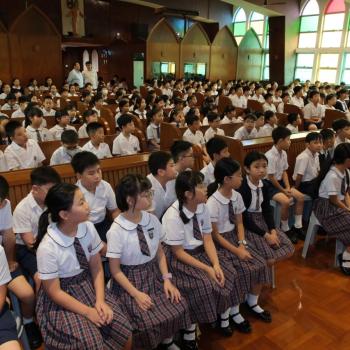 2026至2027年度開學禮，同學於禮堂參與典禮