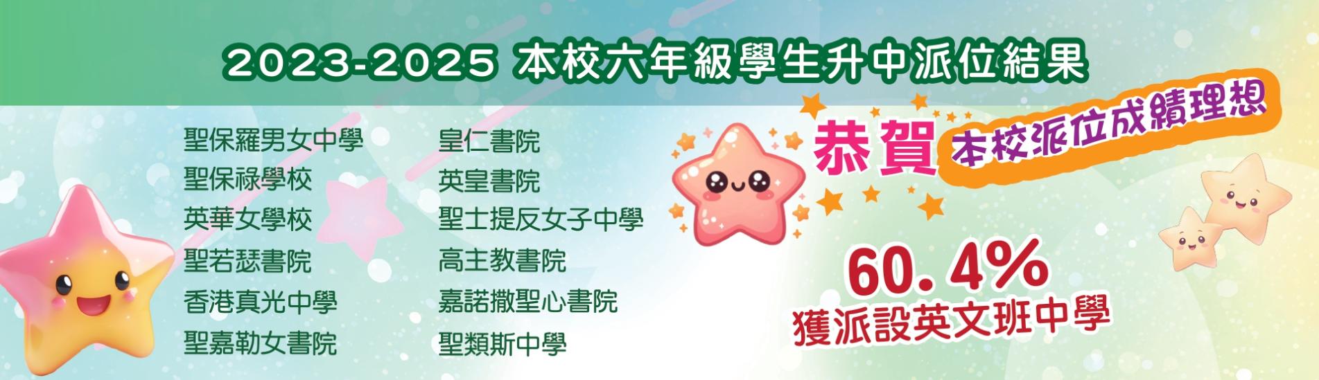 2024六年級升中派位結果
